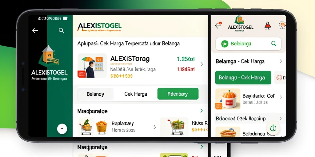 Tampilan antarmuka ALEXISTOGEL untuk cek harga produk.
