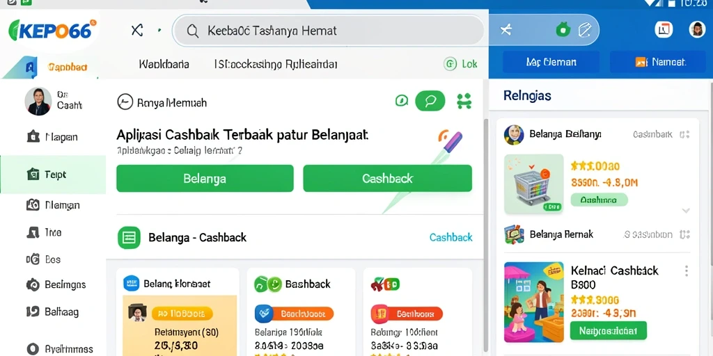 Tampilan antarmuka aplikasi KEPO66 yang intuitif dan mudah digunakan.