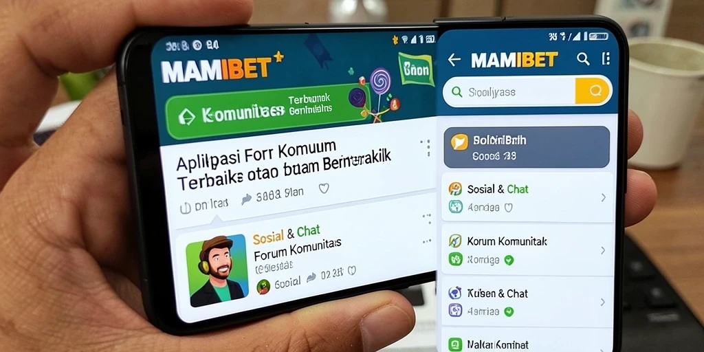 Antarmuka MAMIBET yang menarik untuk pengguna Forum Komunitas.